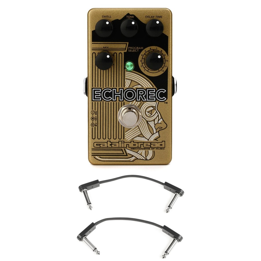 Catalinbread Echorec Binson Delay Pedal with EBS Patch Cables