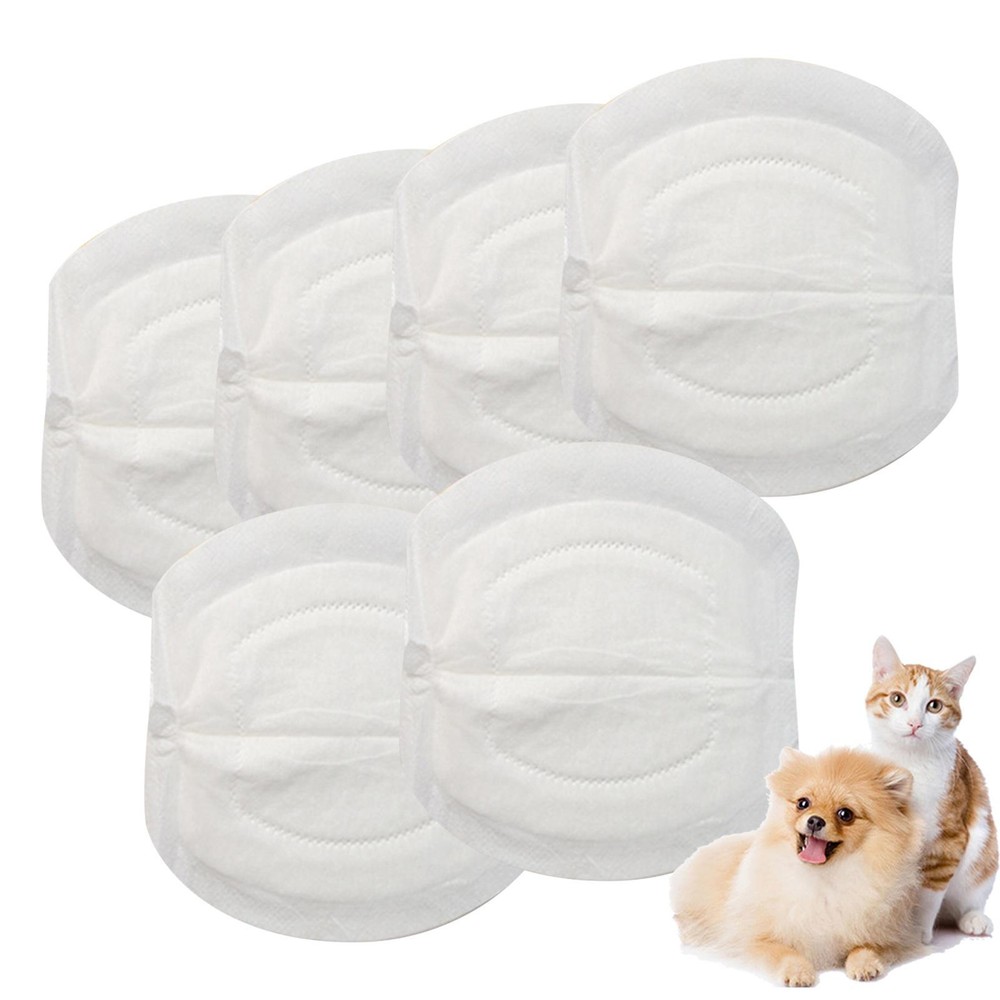 30pcs Dog Diaper Liners Diaper Pads Super Absorbent Booster Pads Sanitary Pants