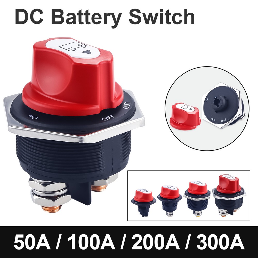 Battery Disconnect Switch Isolator Selector Marine Boat Car Rv ATV Power Cut Off