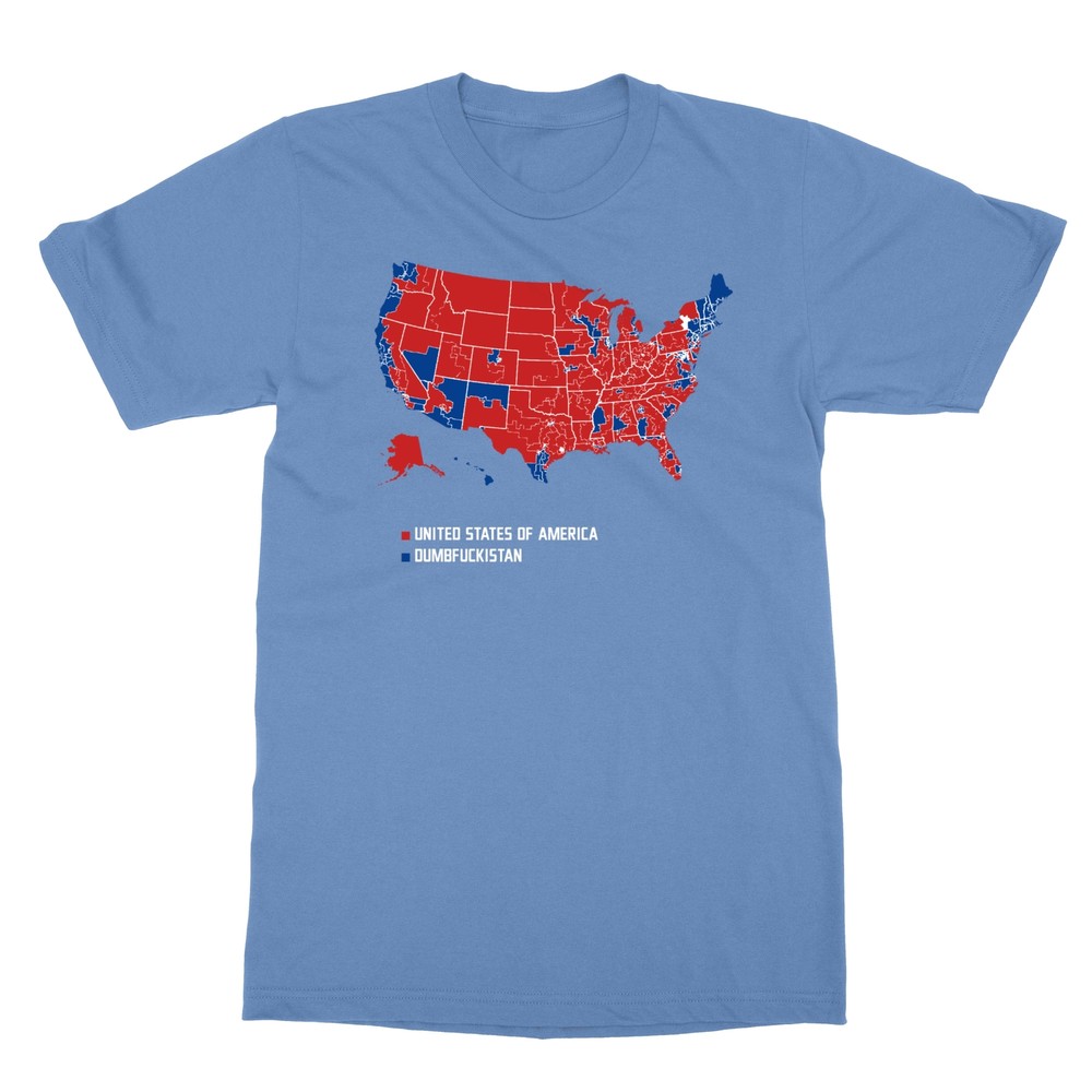 Election Map United States Of America Dumbfuckistan Men's T-Shirt
