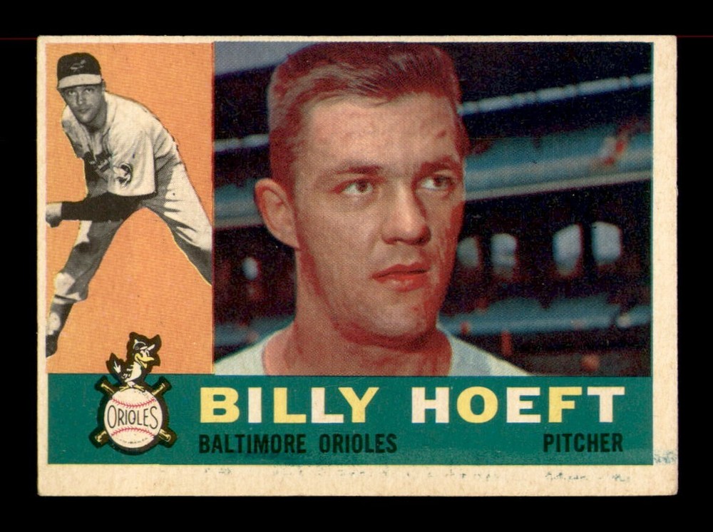 1960 Topps #369 Billy Hoeft EX Condition Vintage Baseball Card OBGcards