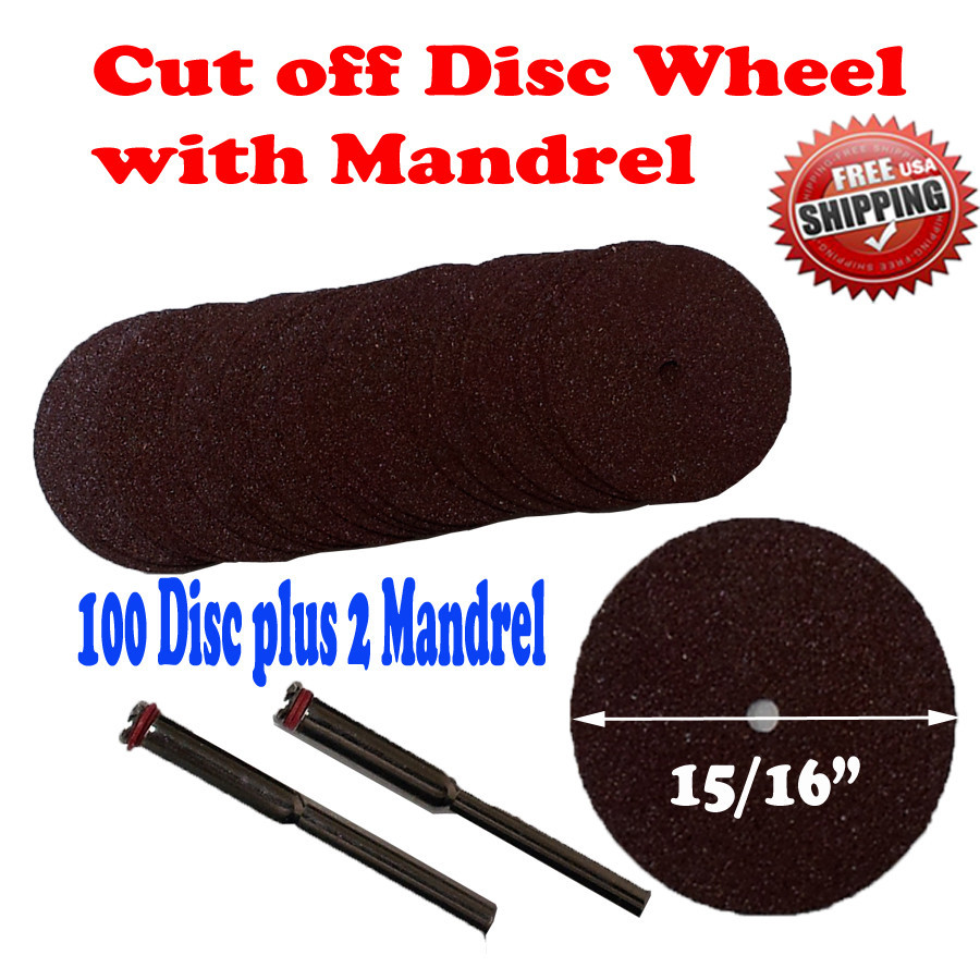 100+2 Cut Off Wheels Disc 409 Rotary Power Tool 15/16 Rotary Power tool