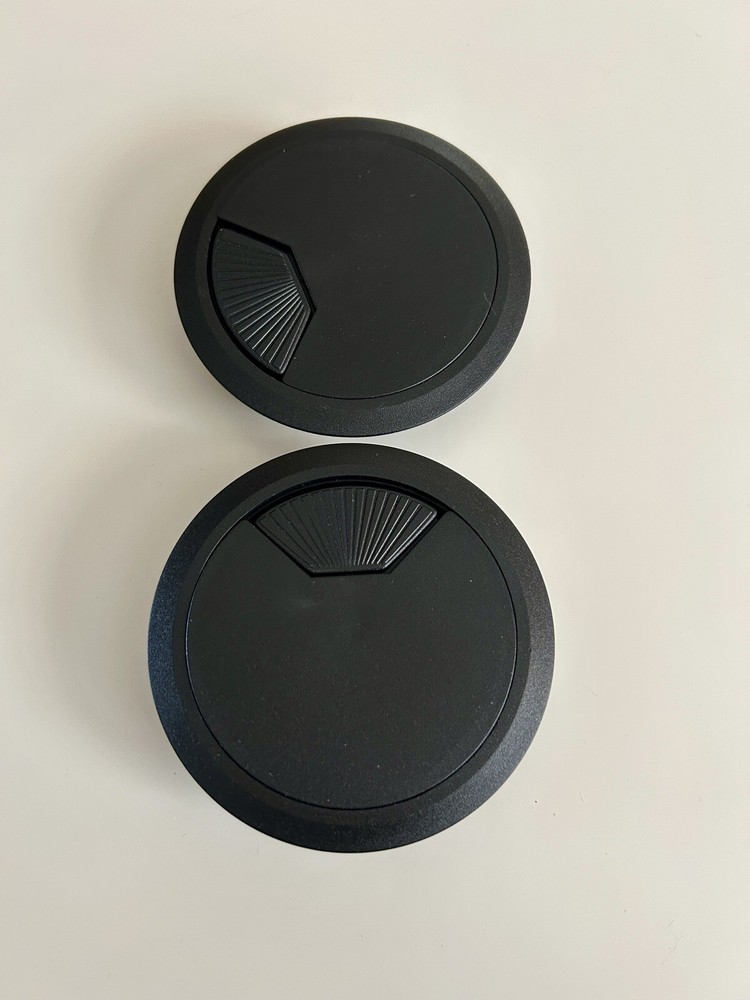 Herman Miller Jarvis Standing Desk Grommets Black