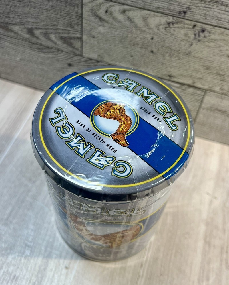 Vintage New Old Stock Sealed Camel Lights Keg Collectible Tin RJR WSNC