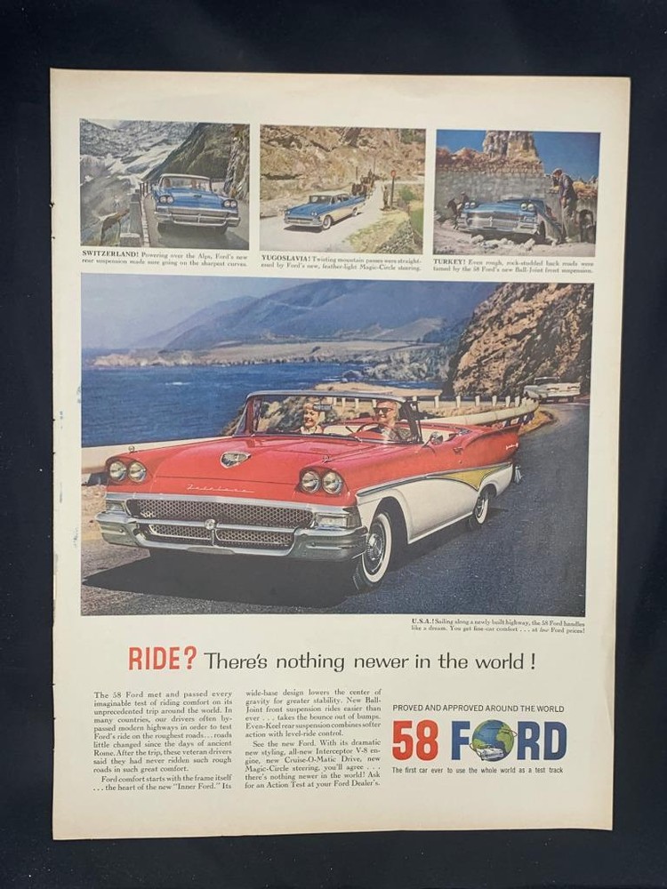 Magazine Ad* - 1958 - Ford Fairlane - (#3)