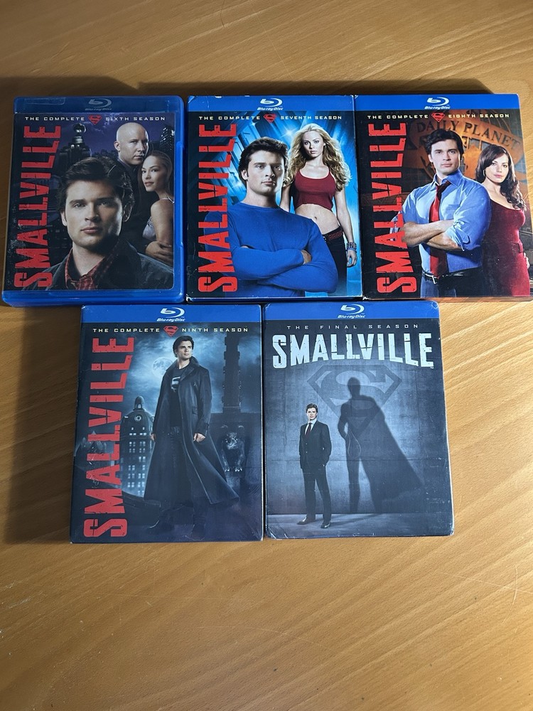 Smallville Season 6 7 8 9 10 Blu-ray Lot.  9 & 10 Wrapped Brand New DC, Superman