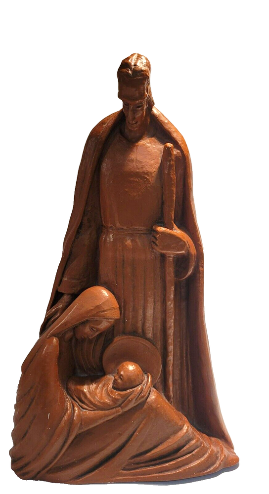 Nativity Statue Abbey Press Resin Vintage Mid Century Modern Nativity Scene-image
