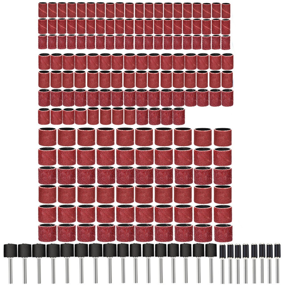 Kit de lijado de tambor 384 piezas para brocas de clavo Dremel accesorios juego de herramientas rotativas