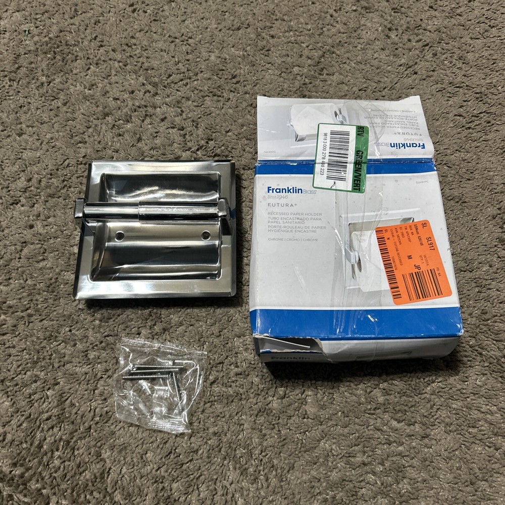 NEW Franklin Brass Futura Recessed Paper Holder #D2497PC