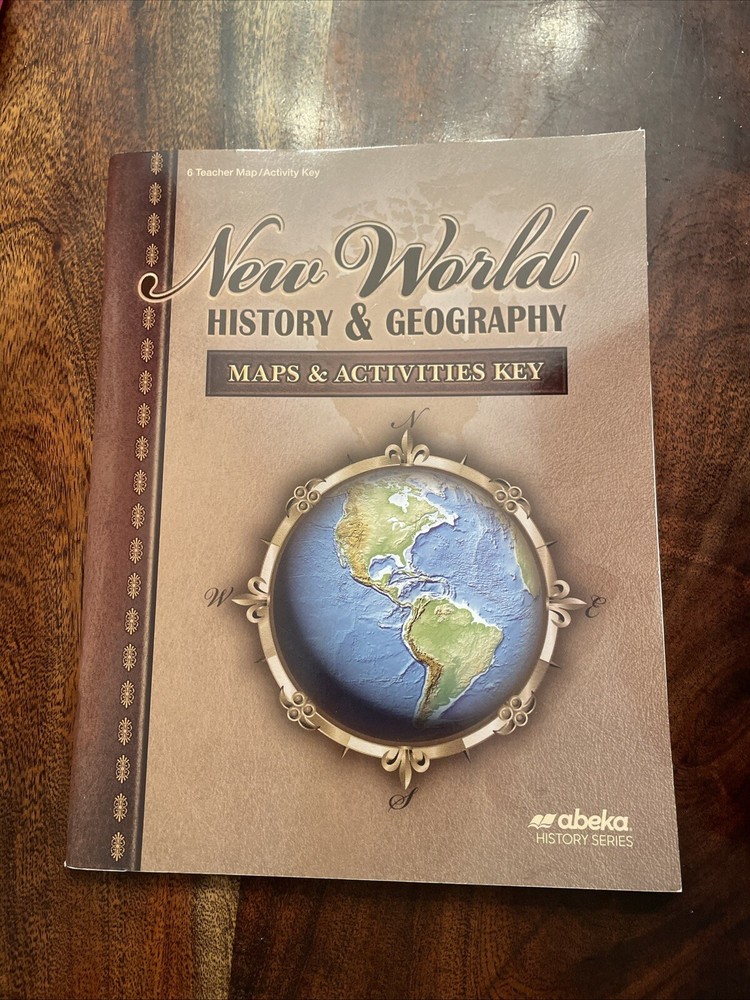 Abeka 6th Grade New World History Geography Maps Activities Teacher Key-image