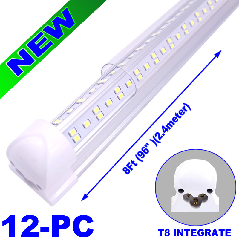8ft Led Bulb Lamp Led Shop Light 144w Ceiling Light Warehouse Light 18000lm 12/P