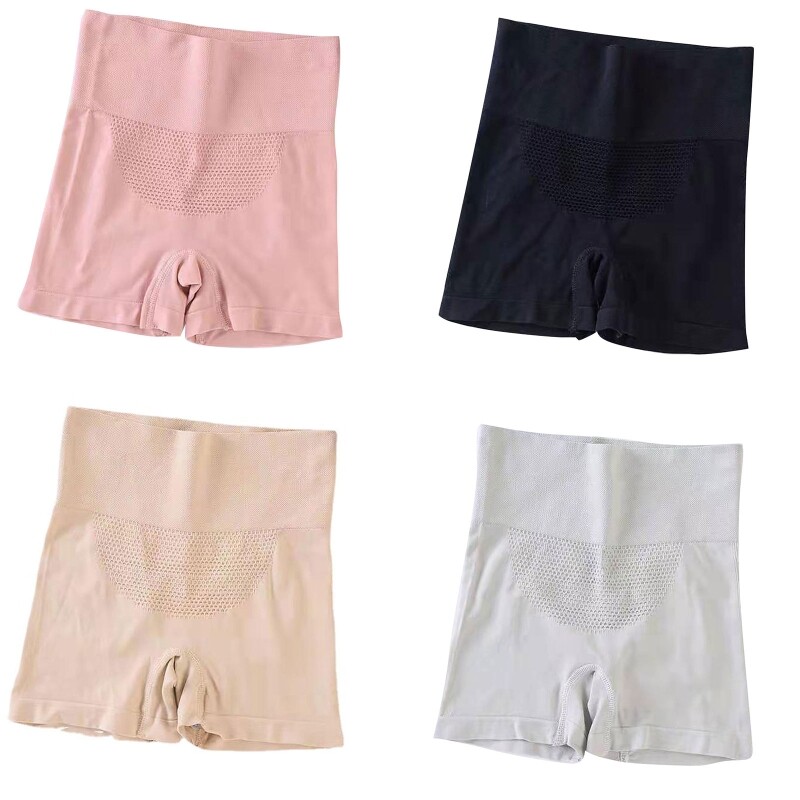 Women's High Waist Tummy Control Honeycomb Slimming Safety Shorts