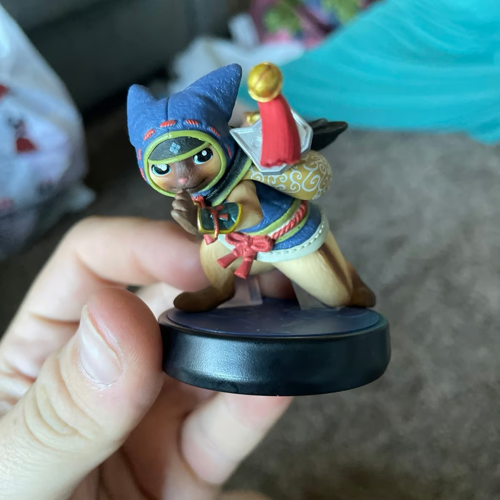Monster Hunter Rise Palico Amiibo Action Figure
