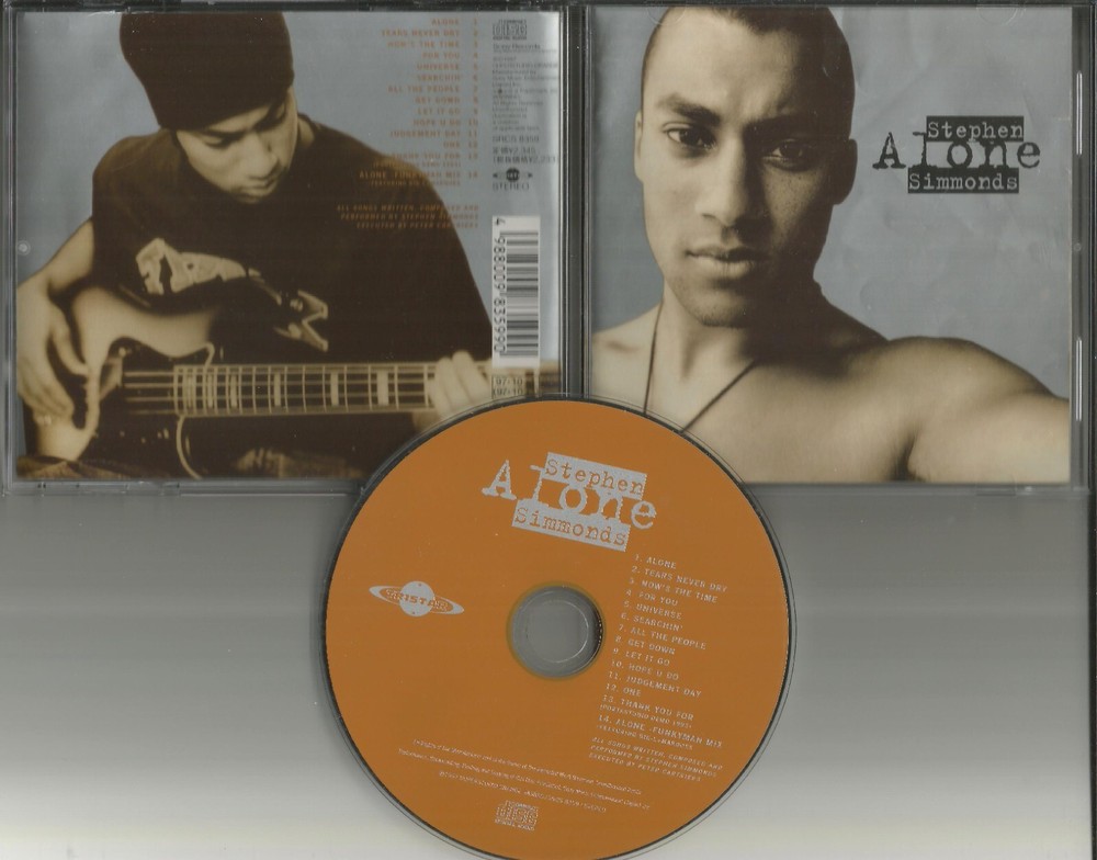 STEPHEN SIMMONDS Alone 2 BONUS Trx DEMO & RARE MIX JAPAN PRESSING CD USA Seller