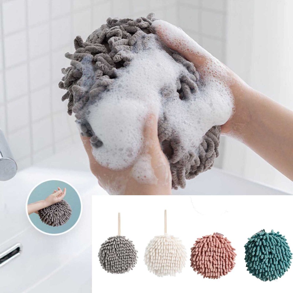 Absorbent Hanging Hand Towel For Kitchen & Bathroom Quick Dry Towel 6.8Inch 3