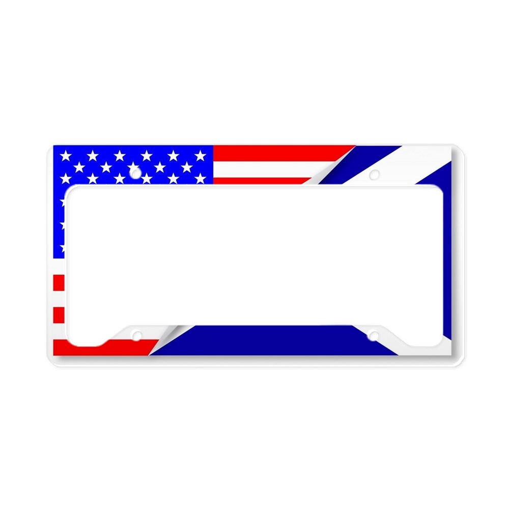 CafePress Custom Aluminum License Plate Front Vanity Tag 457325218