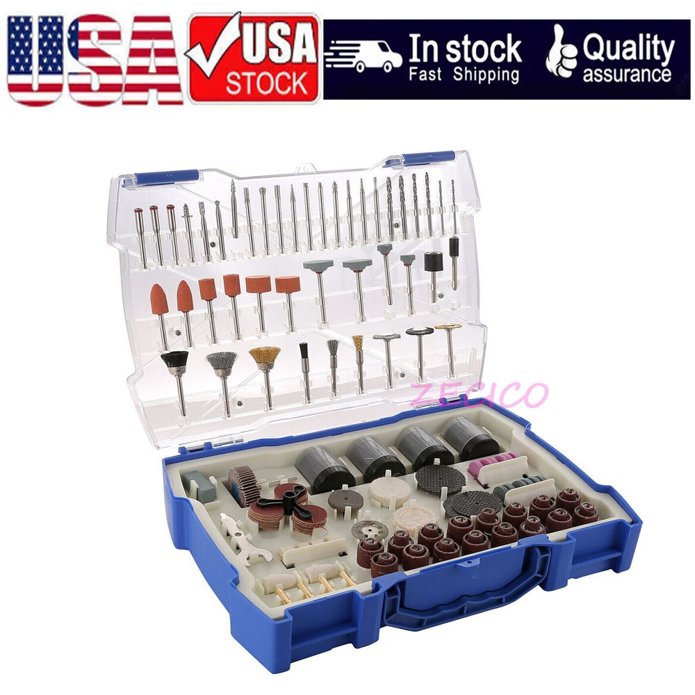 365Pc Abrasive Dremel Rotary Tool Accessories Kit Grinding Sanding Polishing Set