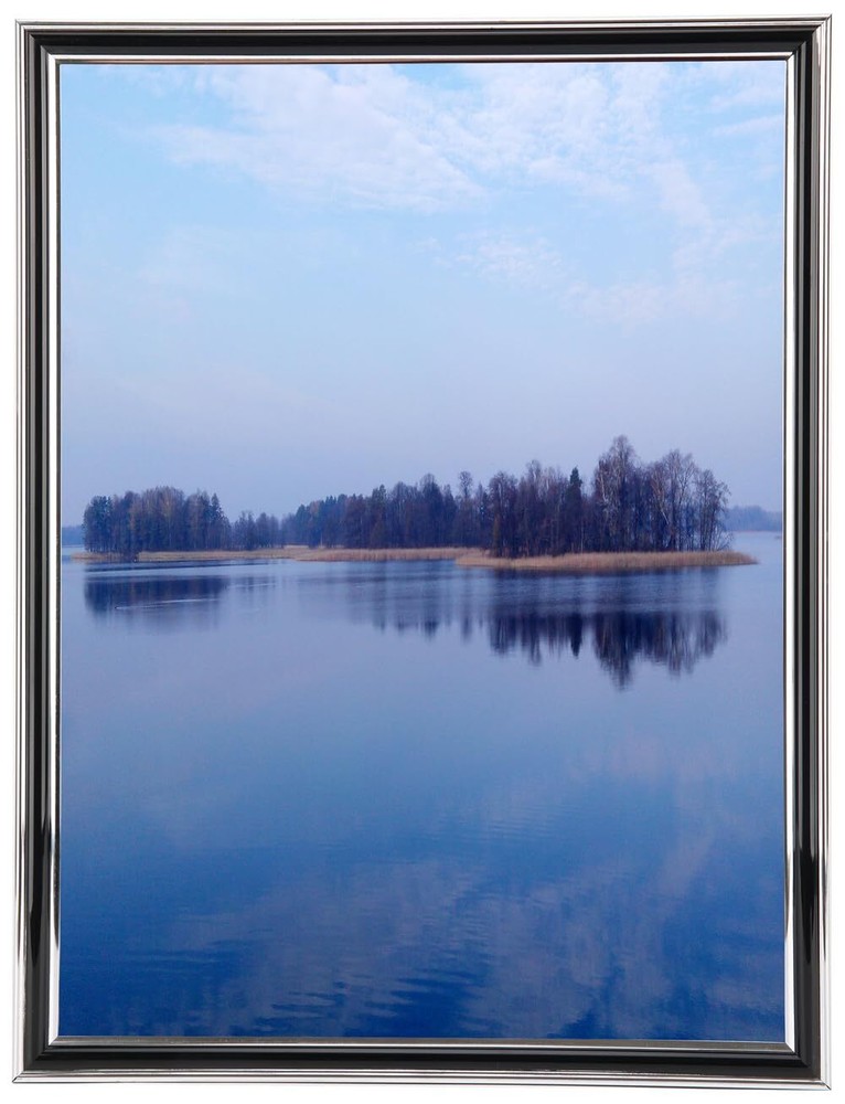 12x16 Picture Frame Black-Silver Display Pictures 12x16 Poster Frame for Pict...