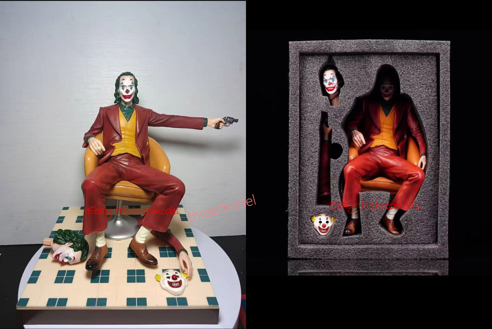 DC Comics Joker Chair Joaquin Phoenix Figure Statue Collection Toys IN STOCK