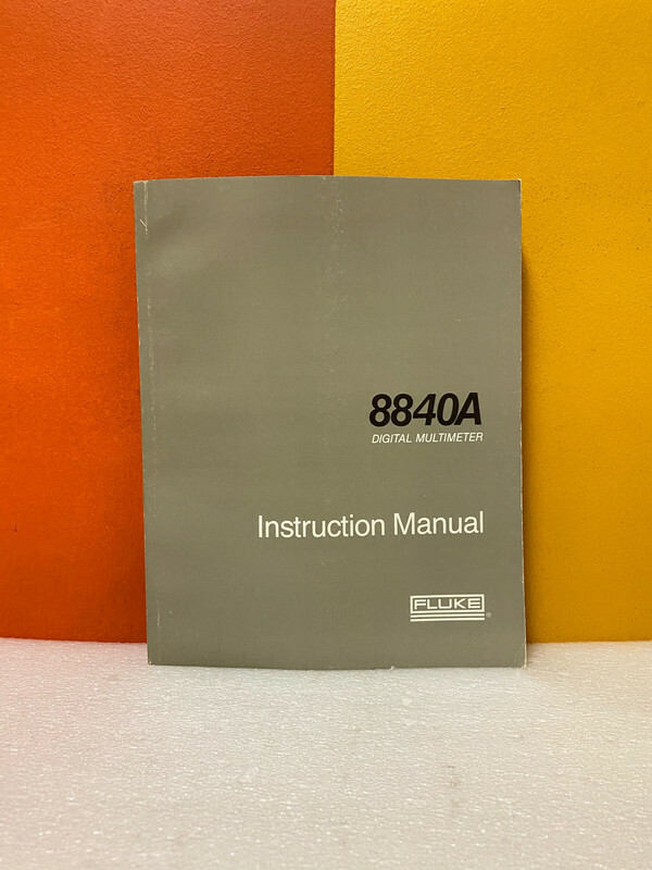 Fluke 684365 8840A Digital Multimeter User Guide and Instructions