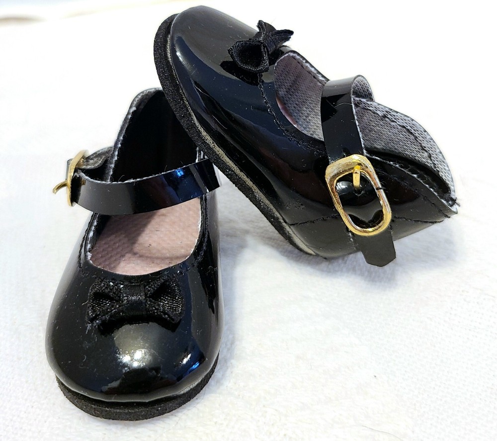 Black Mary Jane SHOES w Bow for 17