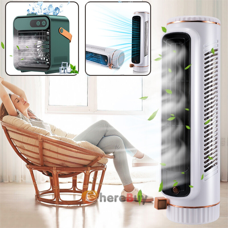 Air Conditioner Portable Evaporative Cooler Humidifier Mini Desktop Cooling Fan