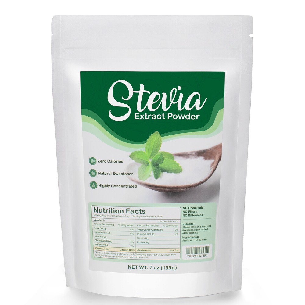 CCnutri Stevia Pure Powder Natural Extract Sweetener Premium Sugar Substitute