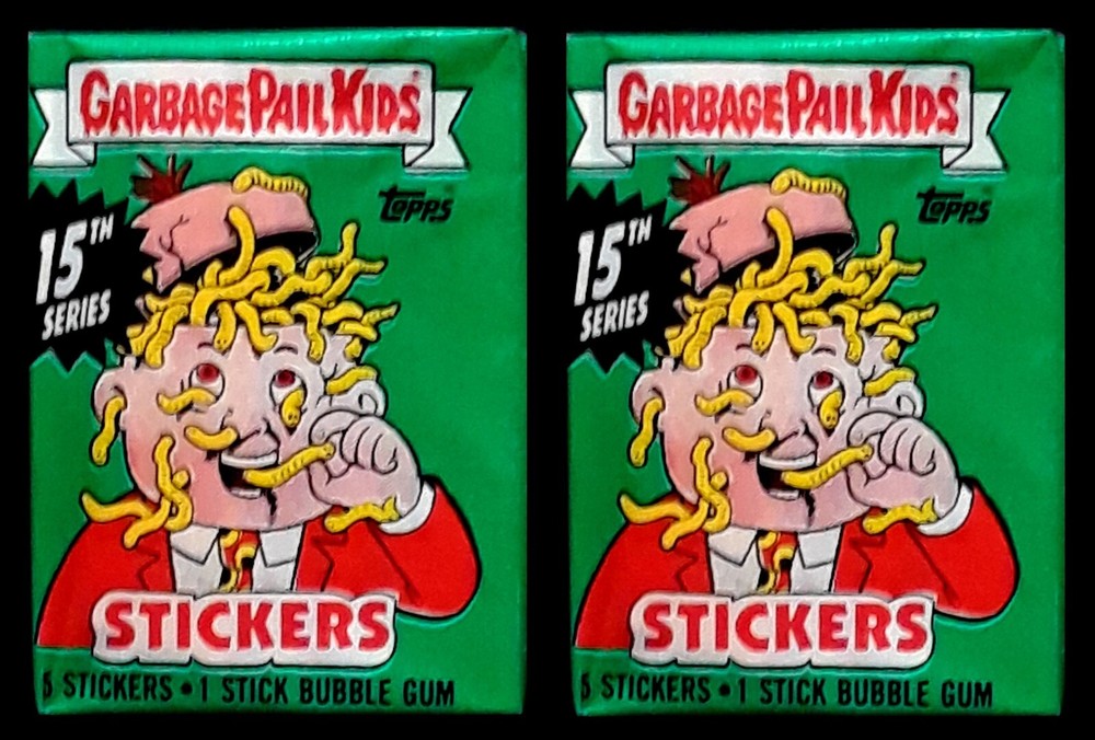 1988 Topps Garbage Pail Kids Series 15 Unpriced 2-Pack