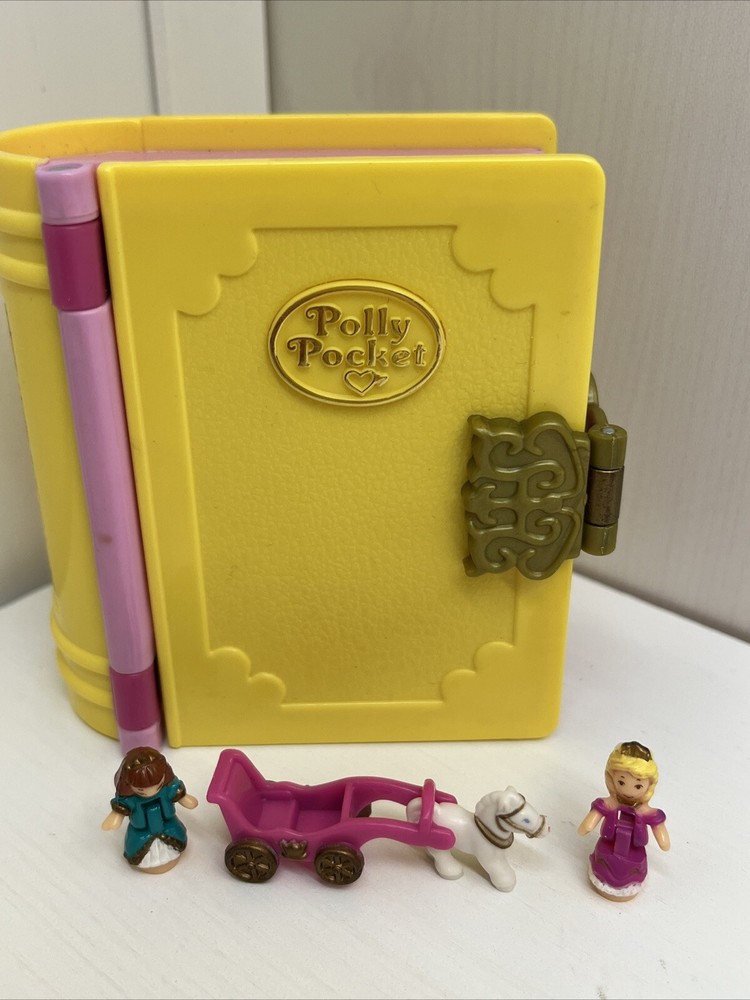 Polly Pocket Bluebird Princess Palace Enchanted Storybook Vintage 1995 COMPLETE