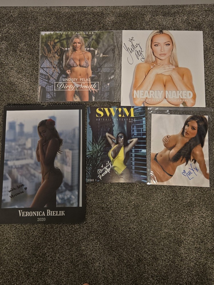 abigail ratchford / Lindsey Pelas And Lucy Pinder Signed Issues-image
