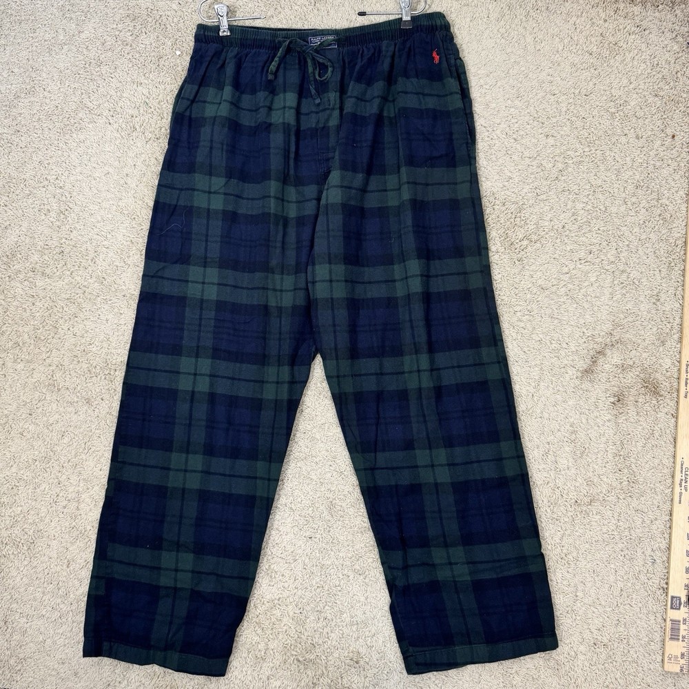 Polo Ralph Lauren Men’s Tartan Plaid Flannel Pajama Pants Size XL Lounge Relax