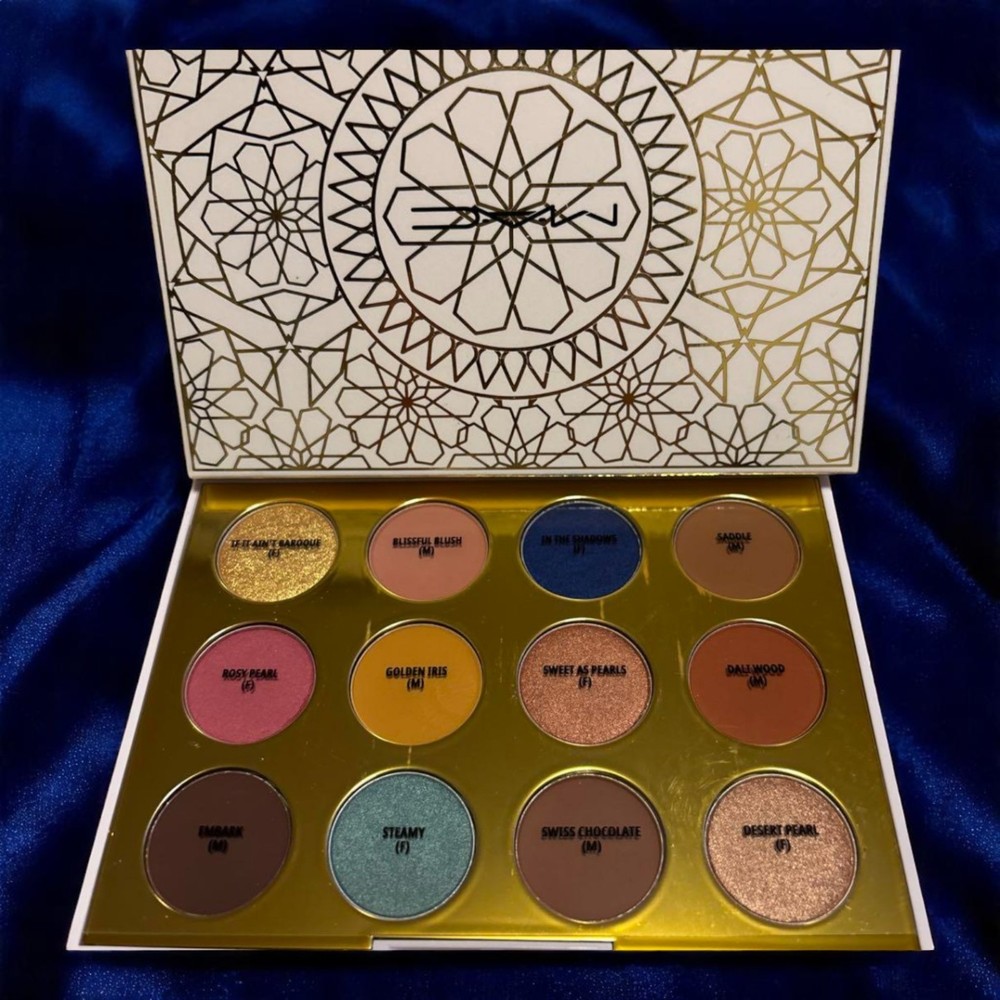 MAC Pearl Essence 12-Color Eyeshadow Palette 12g Authentic Luxury Makeup