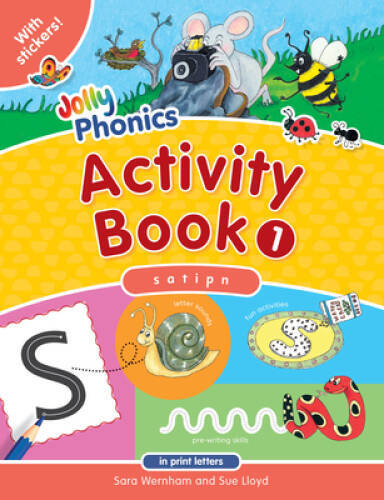 Jolly Phonics Activity Book 1 (in Print Letters) - Paperback - GOOD