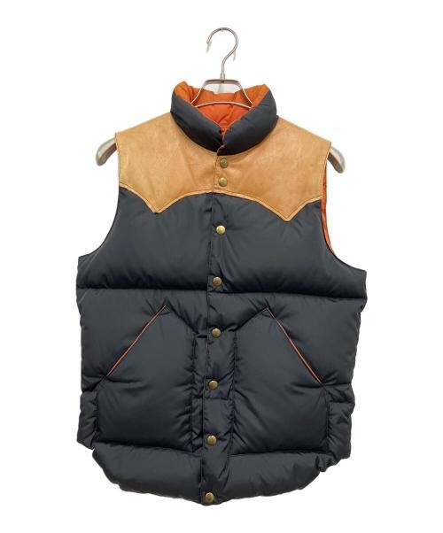 RockyMountainFeatherBed      × BEAMS              Down vest Black x Brown