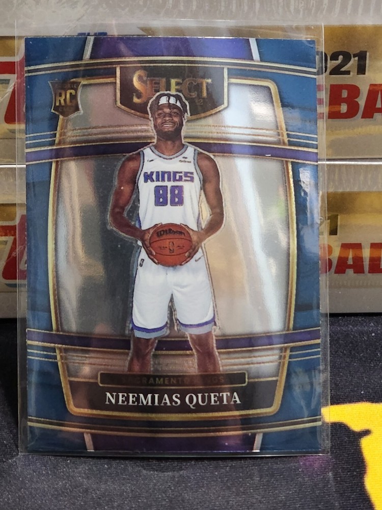 2021-22 Panini Select Concourse Blue Rookie Card RC #72 NEEMIAS QUETA PWE