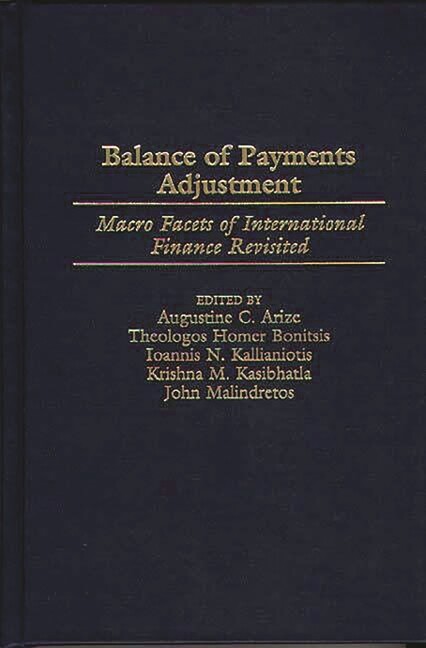 Balance Of Payments Adjustment: Macro Facets Of International Finance Revis...