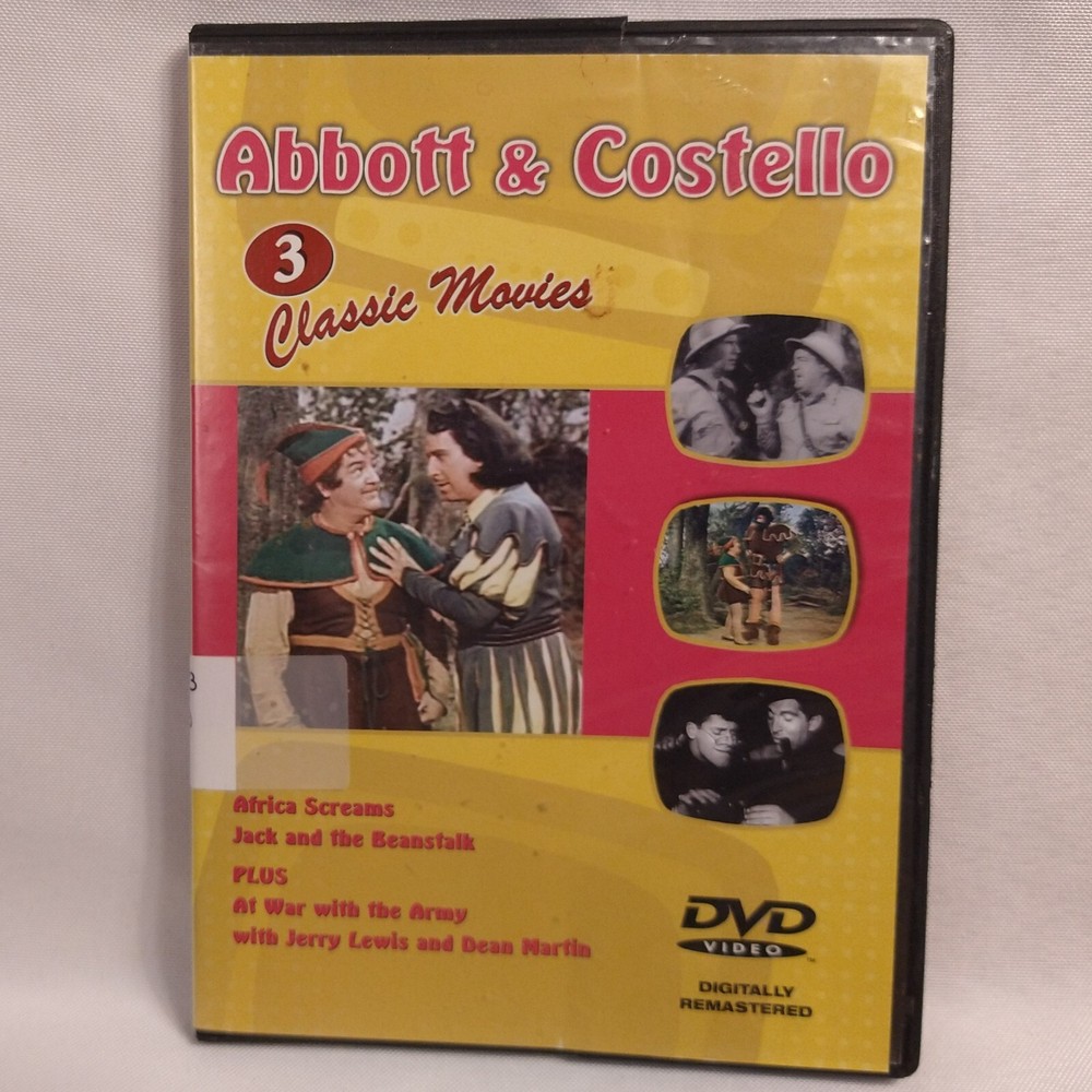 Triple Feature - Abbott & Costello and Lewis & Martin (DVD, Slim Case)-image