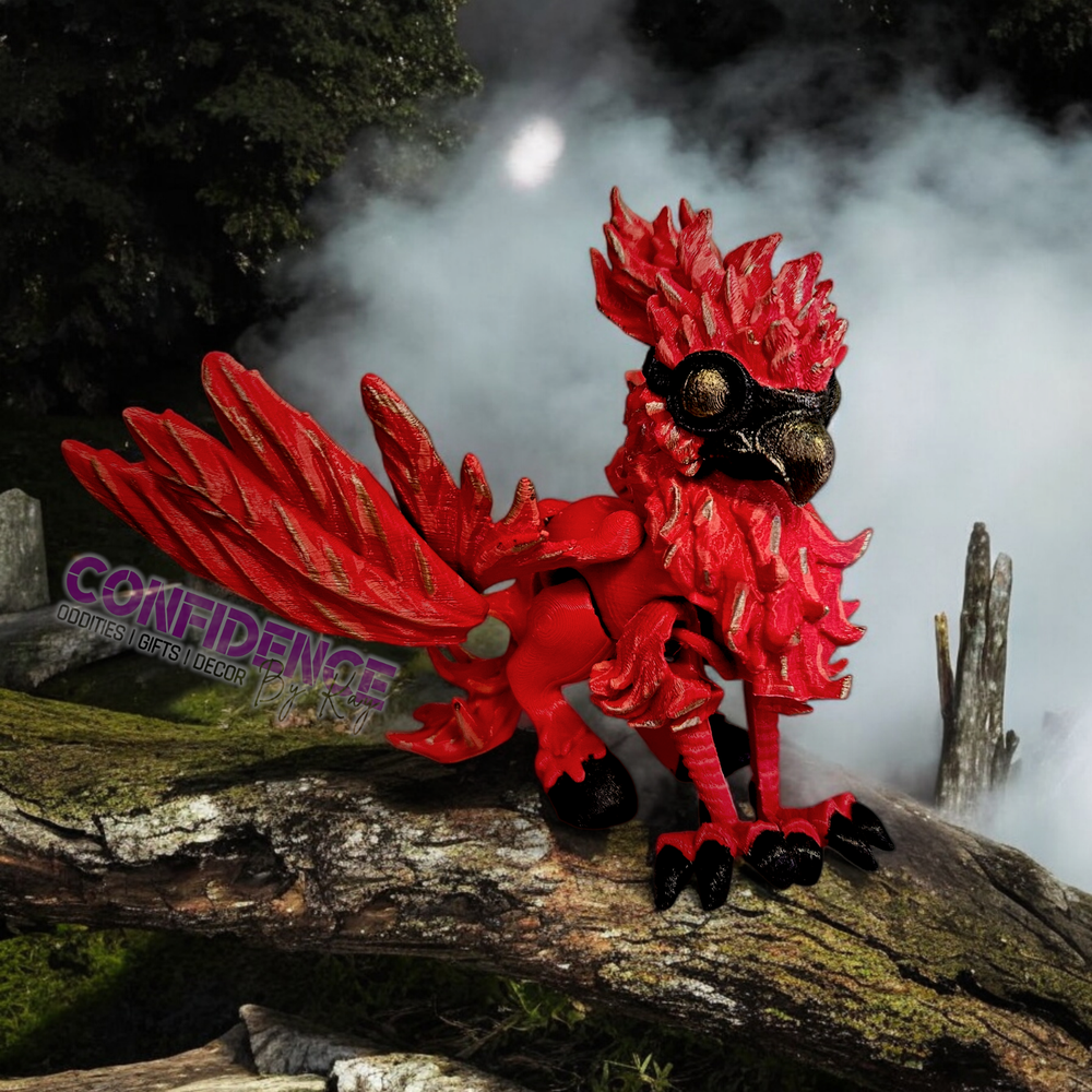 Mythical Creature Hippogryph Figure: 3D Printed, Hand-painted