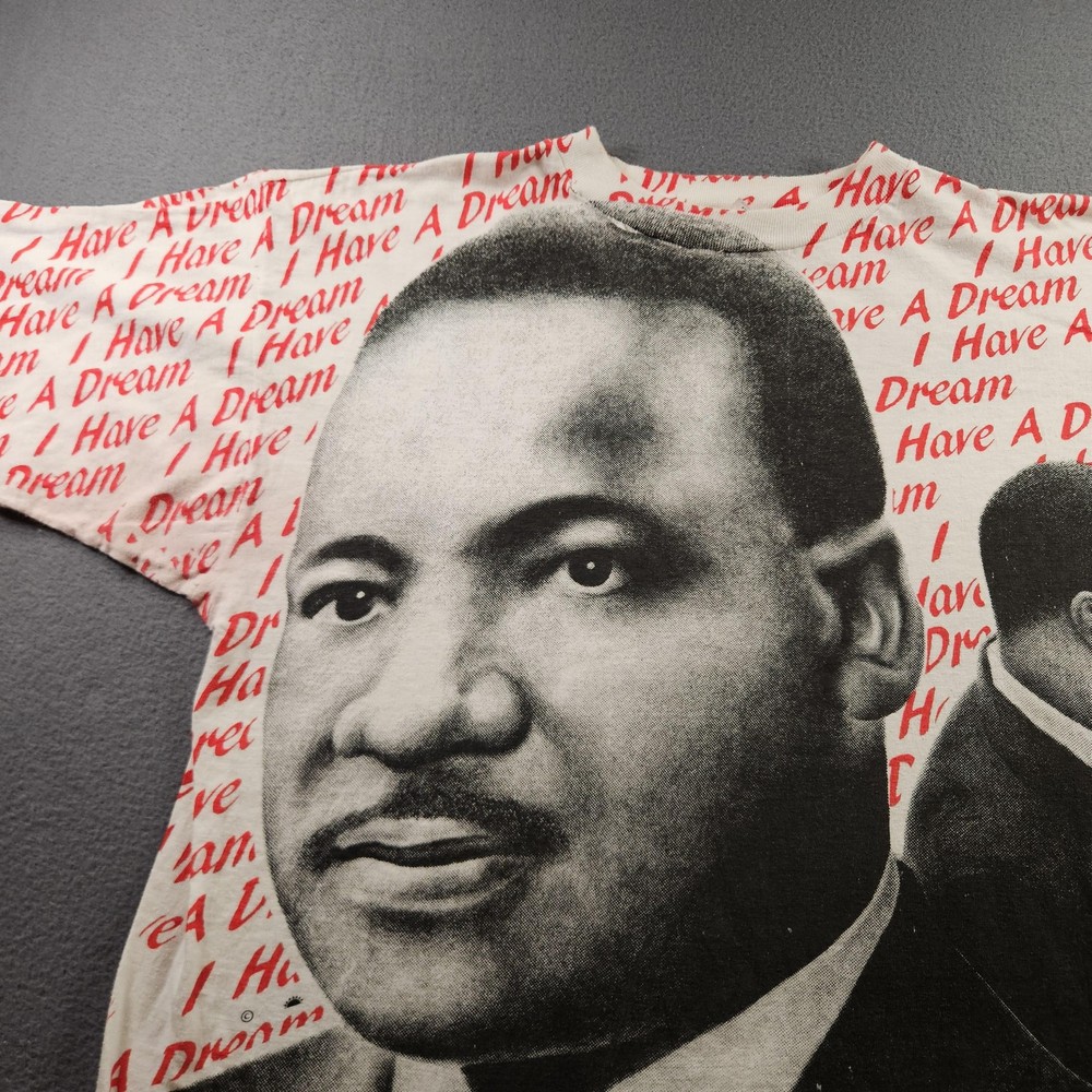 Vintage Martin Luther King I Have A Dream All Over Print 90s T-shirt Size XL