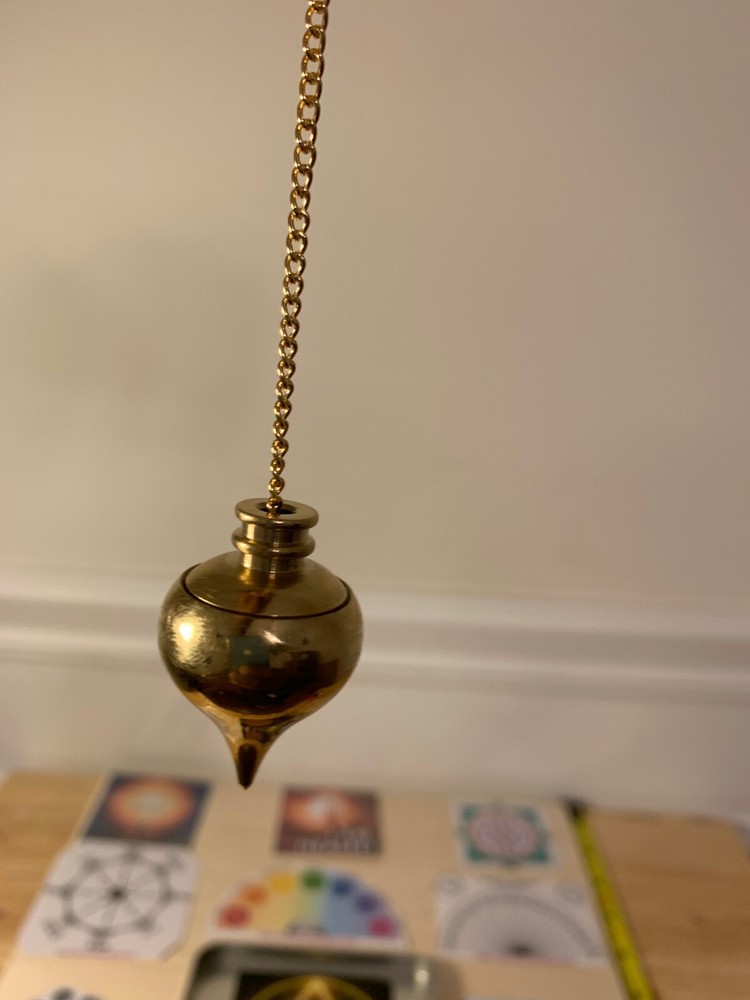 Mermet Pendulum Kit for Healing and Prosperity experiments (charts included)