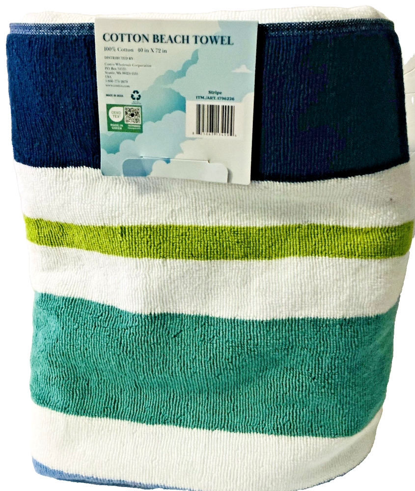 Fouta cotton Beach Towel 40x72 in