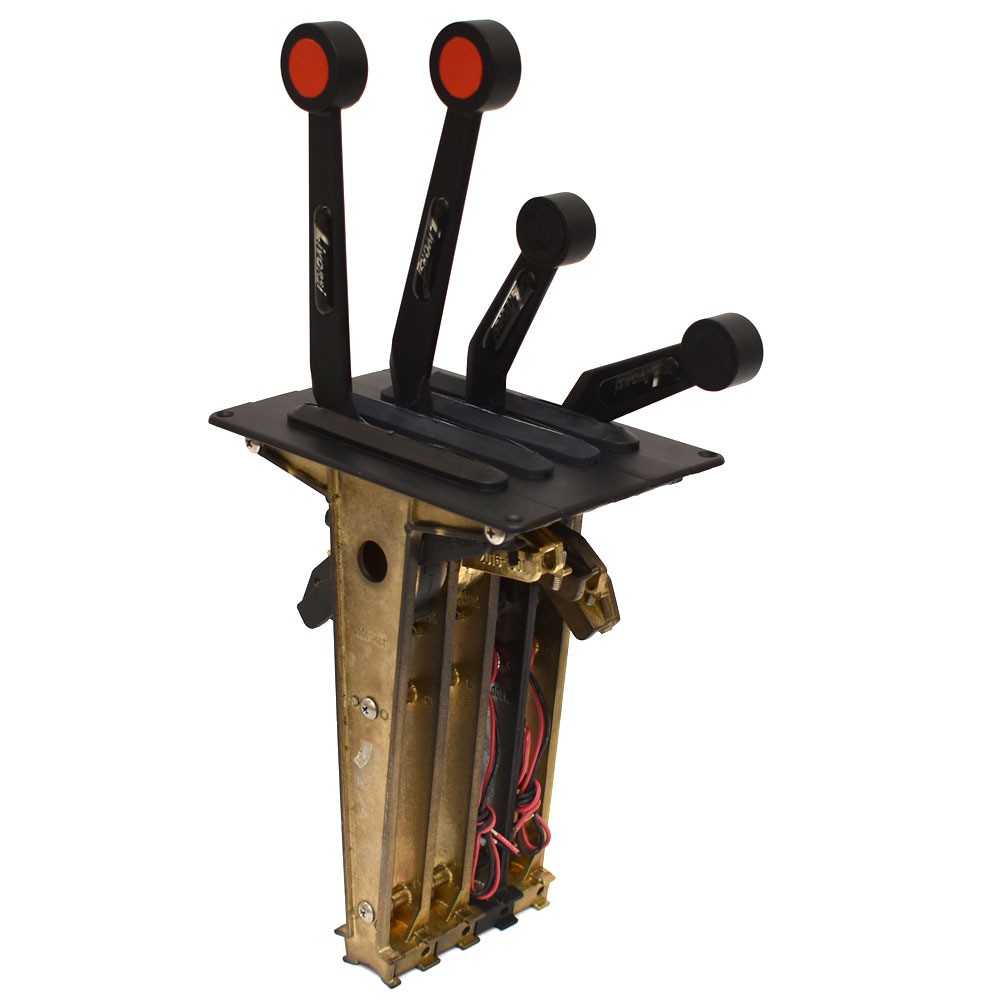 Livorsi Boat Shift / Throttle Control 450128 | Twin Engine 4 Handle