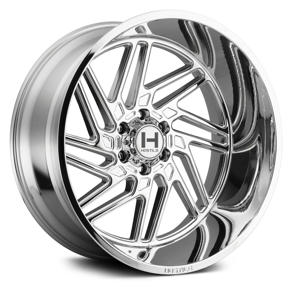 Hostile H116 JIGSAW Wheels 20x10 (-19, 6x135, 87) Chrome Rims Set of 4