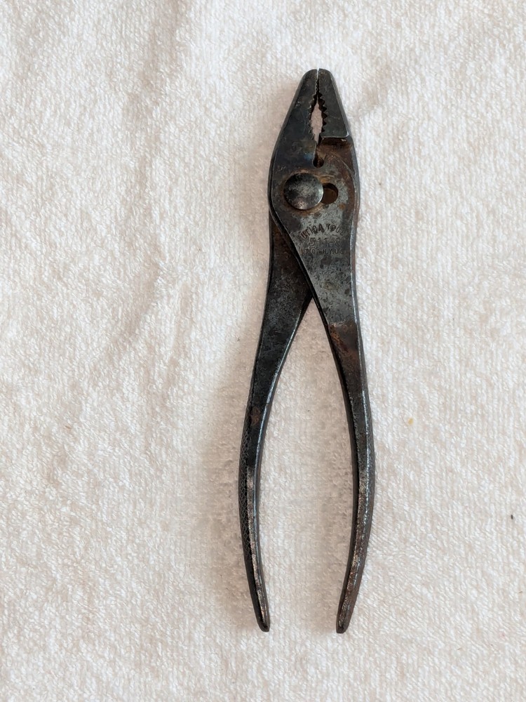 アンティーク ヴィンテージ UTICA #511-8 スリップジョイントプライヤー 8インチ 米国