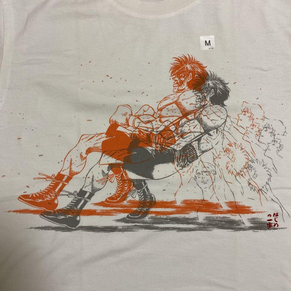 Hajime No Ippo UNIQLO UT T-shirt M size Anime character Animation