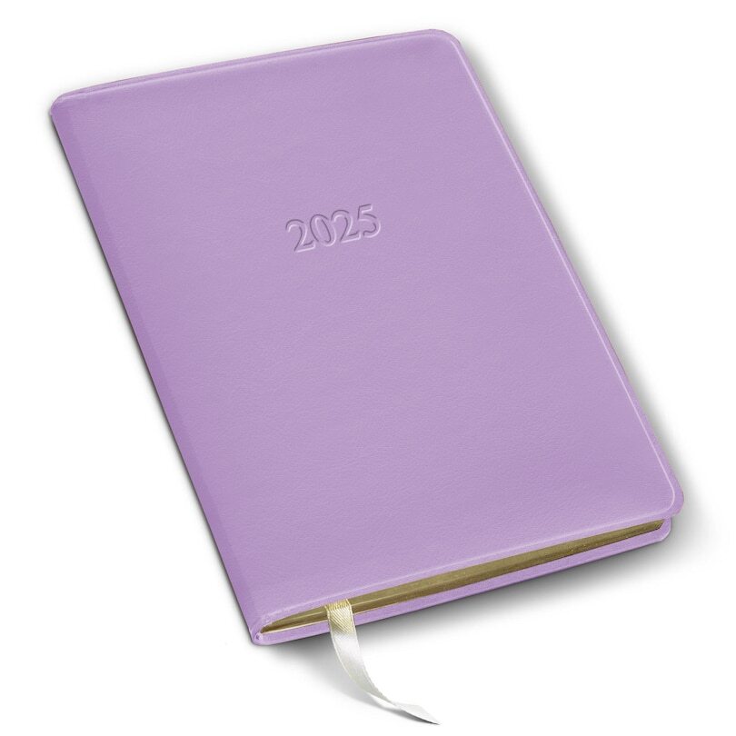 Gallery Leather 2025 Cambridge Desk Weekly Agenda Lavender