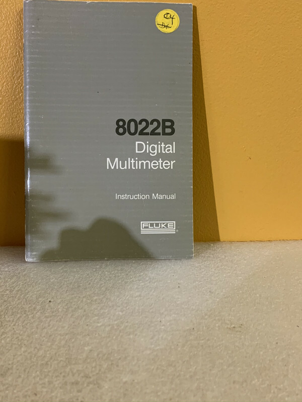 Fluke 616045 8022B Digital Multimeter User Guide and Instructions