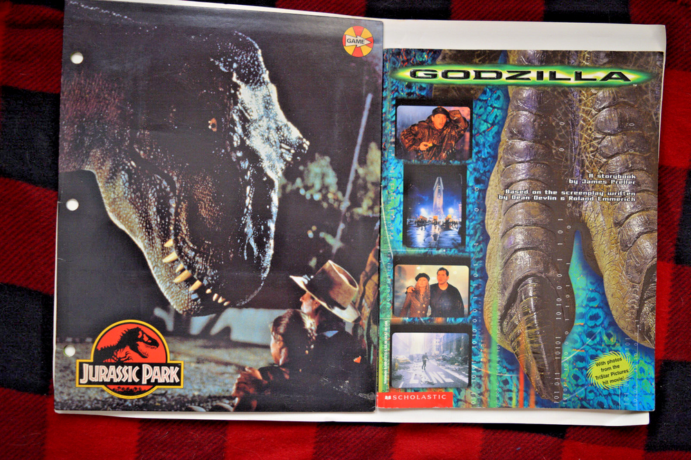 Godzilla 1998 FOLDER and promo magazine