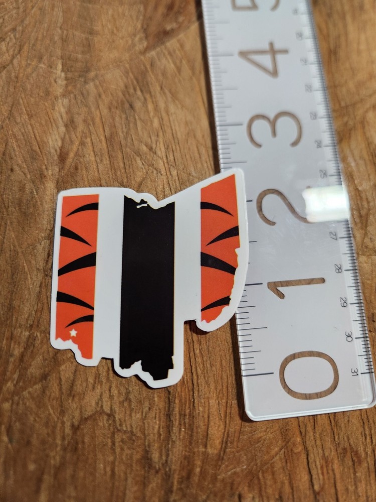 🏈 Cincinnati Bengals NFL Football Team Sticker Decal for Fans Ohio Support
