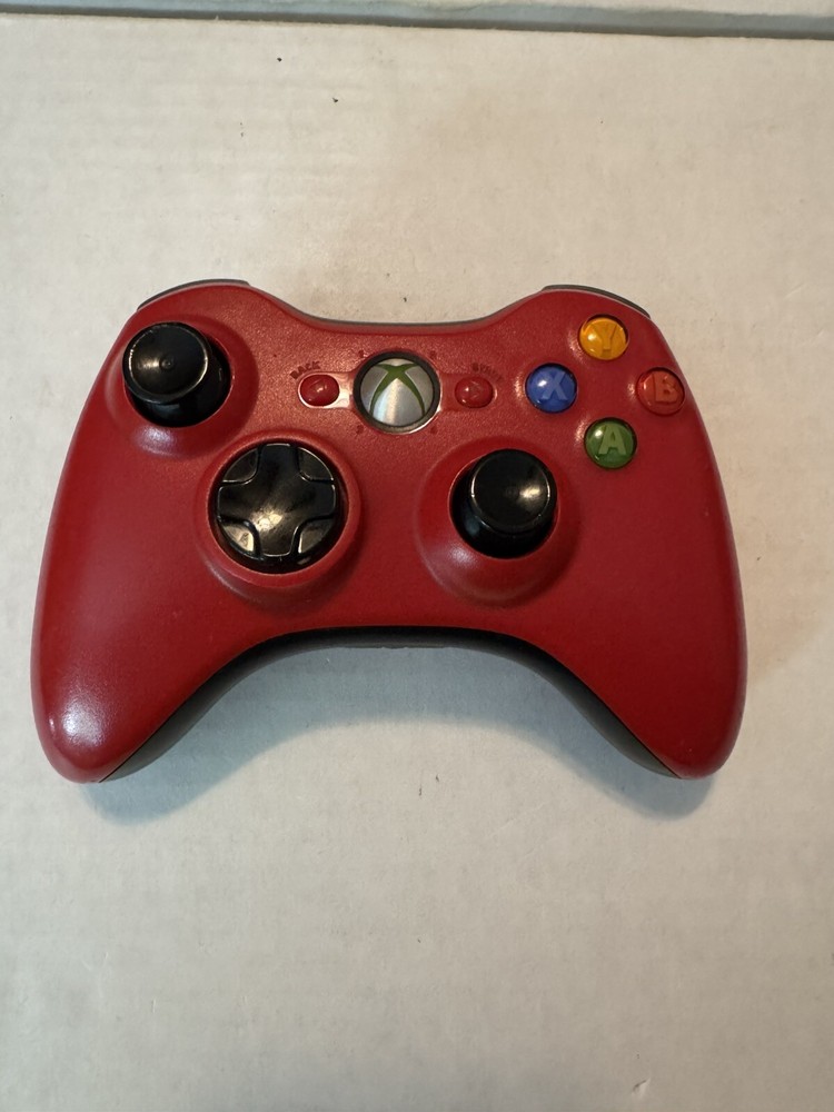 OEM Microsoft Xbox 360 Red Controller Untested